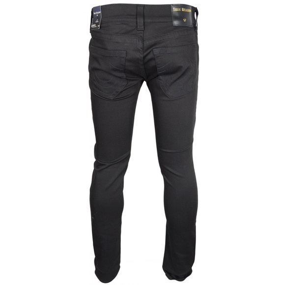 True Religion - Black Jeans for Men (Rocco Relaxed Skinny) - Picture 3 of 6